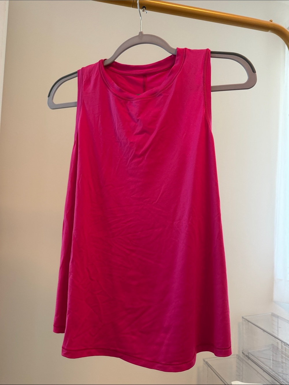 CRZ YOGA Women's Tank Top in Hot Pink